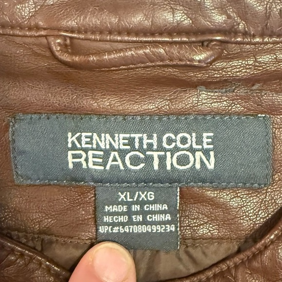 Women’s Kenneth Cole Reaction faux leather jacket size XL - Picture 3 of 4